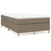 Image de vidaXL Cadre de lit Taupe 120x200 cm Tissu