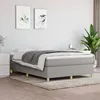 Image de vidaXL Cadre de lit sans matelas gris clair 140x190 cm tissu3120953