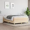 Image de vidaXL Cadre de lit sans matelas crème 140x190 cm tissu3120958