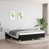 Image de vidaXL Cadre de lit sans matelas noir 160x200 cm tissu3120971
