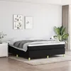 Image de vidaXL Cadre de lit sans matelas noir 180x200 cm tissu3120979