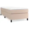 Image de vidaXL Cadre de lit Cappuccino 90x190 cm Similicuir