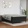 Image de vidaXL Cadre de lit Noir 140x190 cm Similicuir