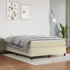 Image de vidaXL Cadre de lit Crème 140x190 cm Similicuir