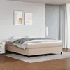 Image de vidaXL Cadre de lit sans matelas cappuccino 160x200 cm similicuir3121058