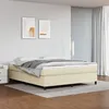 Image de vidaXL Cadre de lit Crème 180x200 cm Similicuir