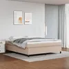 Image de vidaXL Cadre de lit Cappuccino 180x200 cm Similicuir