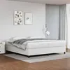Image de vidaXL Cadre de lit sans matelas blanc 200x200 cm similicuir3121066