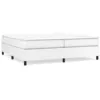 Image de vidaXL Cadre de lit Blanc 200x200 cm Similicuir