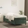 Image de vidaXL Cadre de lit Vert foncé 90x190 cm Velours