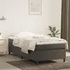Image de vidaXL Cadre de lit sans matelas gris foncé 90x200 cm velours3121097
