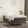Image de vidaXL Cadre de lit sans matelas gris foncé 100x200 cm velours3121103