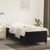 Image de vidaXL Cadre de lit sans matelas noir 100x200 cm velours3121104
