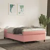 Image de vidaXL Cadre de lit Rose 120x200 cm Velours