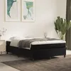 Image de vidaXL Cadre de lit sans matelas noir 140x190 cm velours3121116