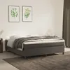 Image de vidaXL Cadre de lit sans matelas gris foncé 160x200 cm velours3121127