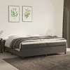 Image de vidaXL Cadre de lit sans matelas gris foncé 200x200 cm velours3121139