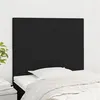 Image de vidaXL Têtes de lit 2 pcs Noir 90x5x78/88 cm Tissu