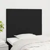 Image de vidaXL TÃªtes de lit 2 pcs Noir 90x5x78/88 cm Tissu