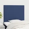 Image de vidaXL Têtes de lit 2 pcs Bleu 90x5x78/88 cm Tissu
