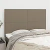 Image de vidaXL Têtes de lit 4 pcs Taupe 72x5x78/88 cm Tissu3116054