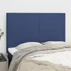 Image de vidaXL Têtes de lit 4 pcs Bleu 72x5x78/88 cm Tissu