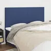 Image de vidaXL Têtes de lit 4 pcs Bleu 80x5x78/88 cm Tissu