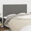 Image de vidaXL Têtes de lit 4 pcs Gris clair 90x5x78/88 cm Tissu