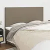 Image de vidaXL Têtes de lit 4 pcs Taupe 90x5x78/88 cm Tissu