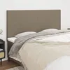 Image de vidaXL TÃªtes de lit 4 pcs Taupe 90x5x78/88 cm Tissu