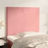 Image de vidaXL Têtes de lit 2 pcs Rose 80x5x78/88 cm Velours