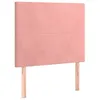Image de vidaXL TÃªtes de lit 2 pcs Rose 80x5x78/88 cm Velours