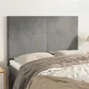 Image de vidaXL Têtes de lit 4 pcs Gris clair 72x5x78/88 cm Velours