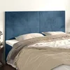 Image de vidaXL TÃªtes de lit 4 pcs Bleu foncÃ© 80x5x78/88 cm Velours