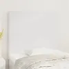 Image de vidaXL Têtes de lit 2 pcs Blanc 100x5x78/88 cm Similicuir