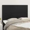 Image de vidaXL Têtes de lit 4 pcs Noir 72x5x78/88 cm Similicuir