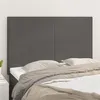Image de vidaXL Têtes de lit 4 pcs Gris 72x5x78/88 cm Similicuir