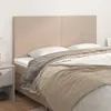 Image de vidaXL Têtes de lit 4 pcs Cappuccino 100x5x78/88 cm Similicuir