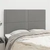 Image de vidaXL Têtes de lit 4 pcs Gris foncé 72x5x78/88 cm Tissu3116191