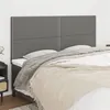 Image de vidaXL Têtes de lit 4 pcs Gris foncé 100x5x78/88 cm Tissu3116215