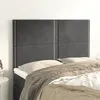 Image de vidaXL Têtes de lit 4 pcs Gris foncé 72x5x78/88 cm Velours3116241