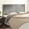 Image de vidaXL Têtes de lit 4 pcs Gris clair 100x5x78/88 cm Velours