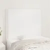 Image de vidaXL Têtes de lit 2 pcs Blanc 100x5x78/88 cm Similicuir