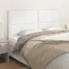 Image de vidaXL Têtes de lit 4 pcs Blanc 100x5x78/88 cm Similicuir