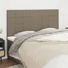 Image de vidaXL Têtes de lit 4 pcs Taupe 80x5x78/88 cm Tissu