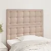Image de vidaXL Têtes de lit 2 pcs Cappuccino 90x5x78/88 cm Similicuir