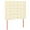 Image de vidaXL Têtes de lit 2 pcs Crème 100x5x78/88 cm Similicuir
