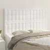 Image de vidaXL Têtes de lit 4 pcs Blanc 72x5x78/88 cm Similicuir