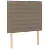 Image de vidaXL TÃªtes de lit 2 pcs Taupe 80x5x78/88 cm Tissu