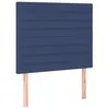 Image de vidaXL TÃªtes de lit 2 pcs Bleu 80x5x78/88 cm Tissu